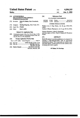United States Patent (19) 11 4,206,215 Bailey 45 Jun