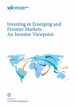 Investing in Emerging and Frontier Markets – an Investor Viewpoint