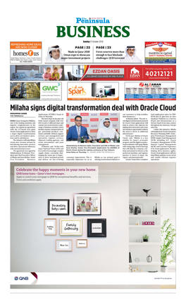 Milaha Signs Digital Transformation Deal with Oracle Cloud