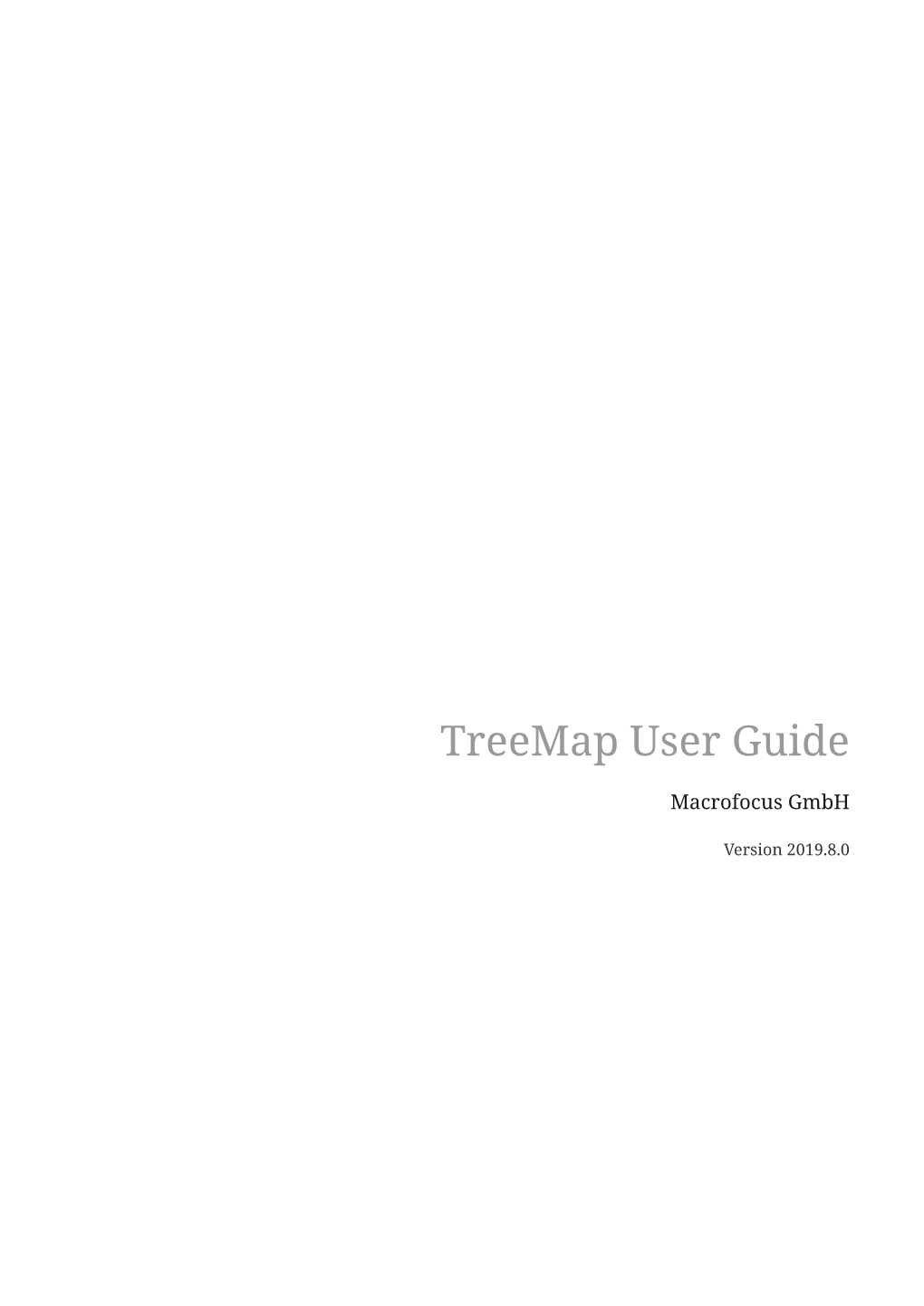 Treemap User Guide