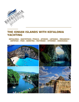 The Ionian Islands with Kefalonia Yachting