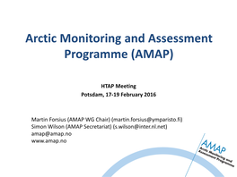 Arctic Council and AMAP