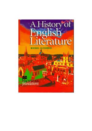 A History of English Literature MICHAEL ALEXANDER