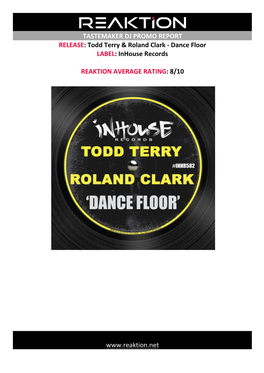 Todd Terry & Roland Clark