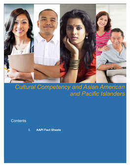 Cultural Competency and Asian American and Pacific Islanders