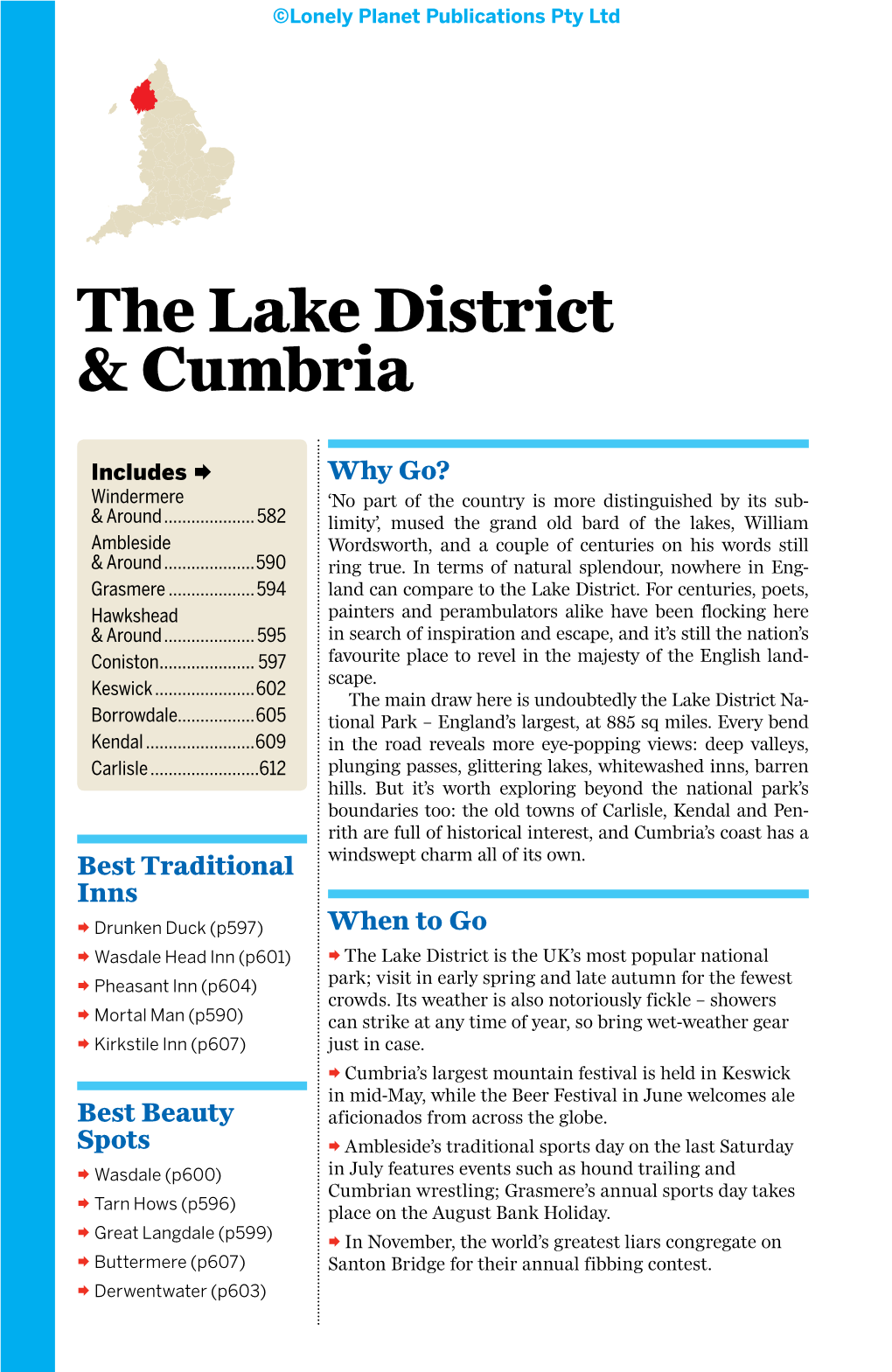 The Lake District & Cumbria