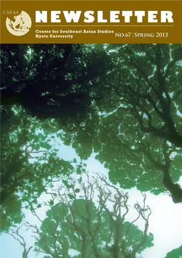 No.67 Spring 2013 Front Cover: Canopy of the Tropical Cloud Forest in Peninsular Malaysia
