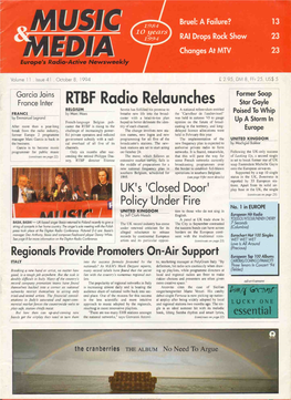 RTBF Radio Relaunches