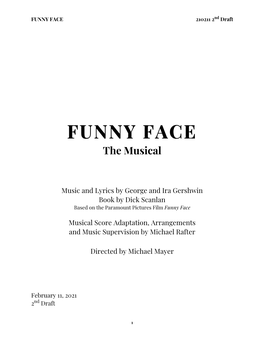 210211 FUNNY FACE 2Nd Draft