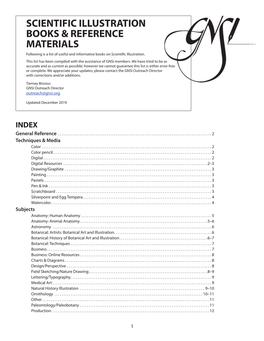 Scientific Illustration Books & Reference Materials