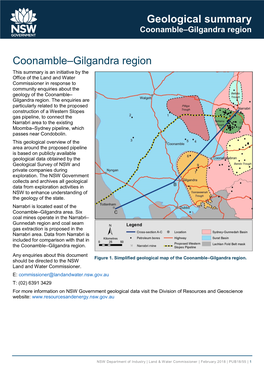 Coonamble Gilgandra Geological Summary