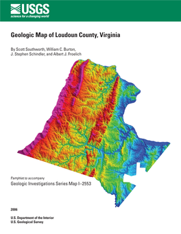 Geologic Map of Loudoun County, Virginia
