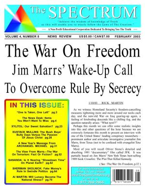 Jim Marrs' Wake-Up Call to Overcome Rule by Secrecy
