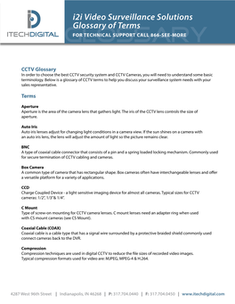 Glossary of Terms Glossaryfor TECHNICAL SUPPORT CALL 866-SEE-MORE