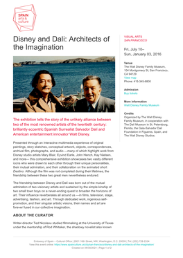 Disney and Dali: Architects of the Imagination