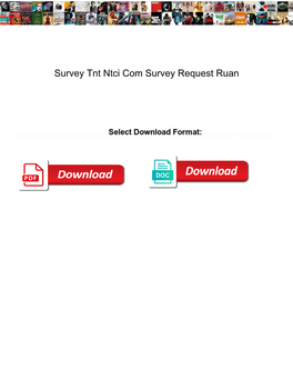 Survey Tnt Ntci Com Survey Request Ruan