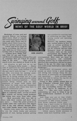 News of the Golf World in Brief