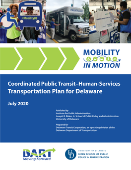 Coordinated Public Transit–Human-Services Transportation Plan for Delaware