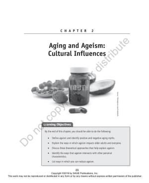 Chapter (2) – (Aging and Ageism: Cultural Influences)