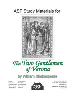 The Two Gentlemen of Verona by William Shakespeare
