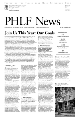 PHLF News Publication