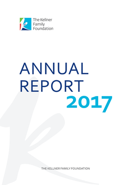 Download Document Annual Report of the Kellner Family Foundation