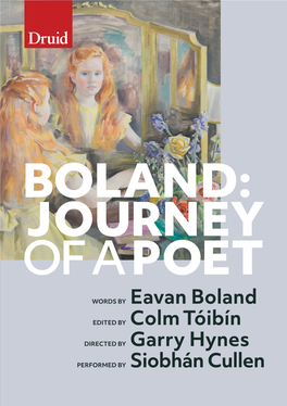 Boland Journey of a Poet Show Programme