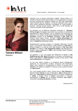 Tamara Wilson