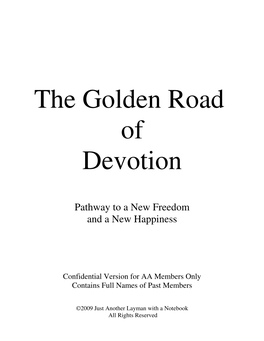 The Golden Road of Devotion