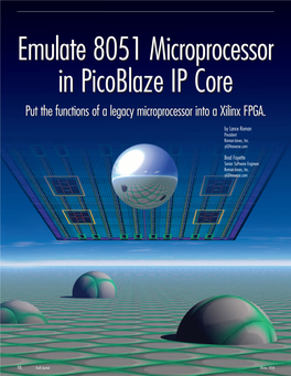 Emulate 8051 Microprocessor in Picoblaze IP Core