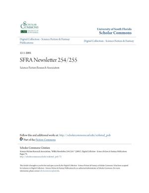 SFRA Newsletter 254/255