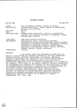 Document Resume Ed 053 824 Rc 005 467 Title Institution
