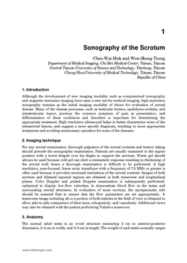 Sonography of the Scrotum