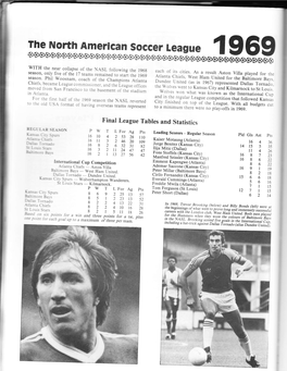 The Nofrh American Soccer League @@O@@Eeeeeoeeceeeeeeeeeeeeeeooo 1969
