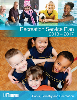 Recreation Service Plan 2013 – 2017