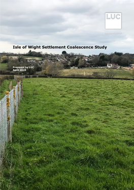 Isle of Wight Settlement Coalescence Study Report.Docm Last Saved: 26/04/2018 17:02
