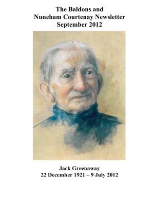 The Baldons and Nuneham Courtenay Newsletter September 2012