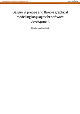 Designing Precise and Flexible Graphical Modelling Languages for Software Development