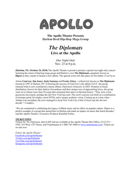 The Diplomats Live at the Apollo