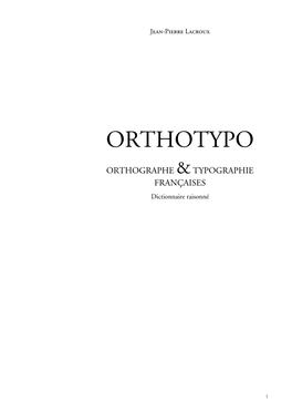 Orthotypo-Lacroux