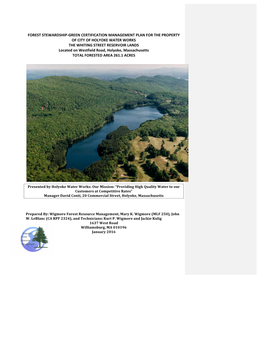 Forest-Stewardship-Green-Certification-Management-Plan-For-Whiting-Street-Reservoir-1.Pdf