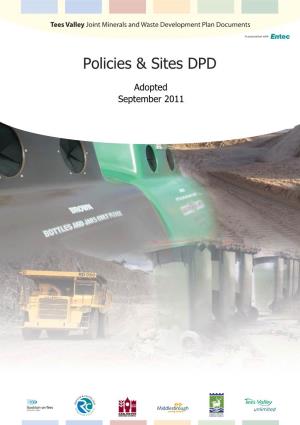 Minerals and Waste Policies and Sites DPD Policy