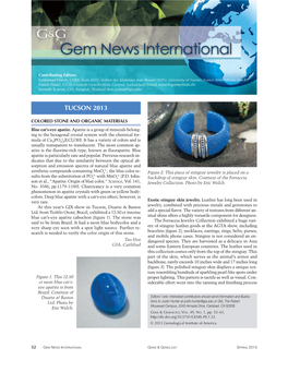 GEM NEWS INTERNATIONAL GEMS & GEMOLOGY SPRING 2013 GNI G&G Spring 2013 Layout 1 4/12/13 3:32 PM Page 53