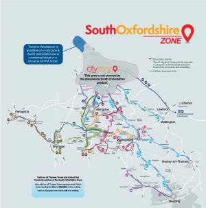 South Oxfordshire Zone Kidlington Combined Ticket Or a A40 Boundary Points Cityzone EXTRA Ticket