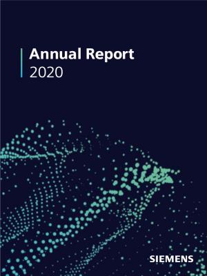 Siemens Annual Report 2020