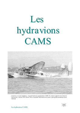 Les Hydravions CAMS