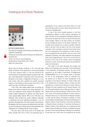 Catalogue and Book Reviews, Pp. 48-53