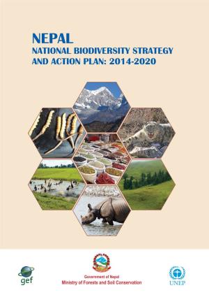 Nepal National Biodiversity Strategy and Action Plan: 2014-2020