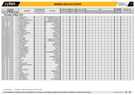 Midweek Regular Coupon 27/05/2019 12:56 1 / 4