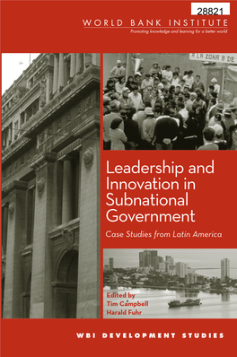 Case Studies from Latin America Public Disclosure Authorized Campbell &